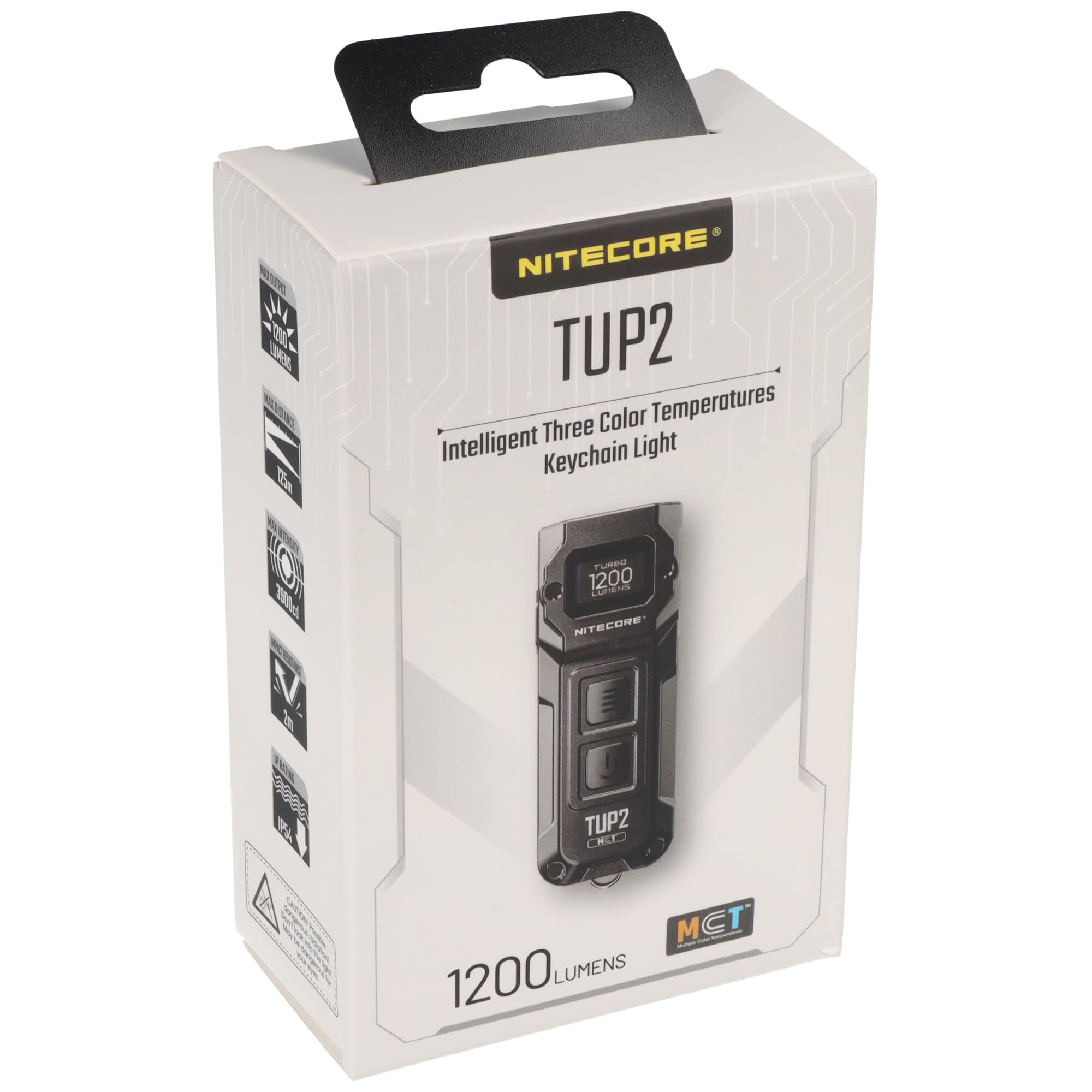 Nitecore TUP2, orange - 1200 lumens, MCT, OLED