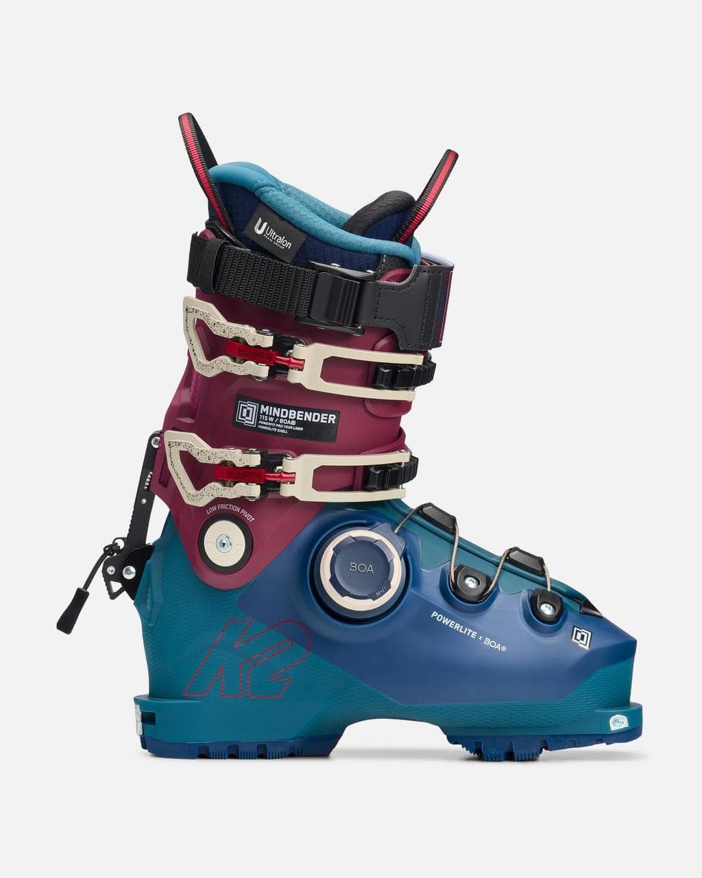 Bottes K2 Mindbender 115 BOA 2026 bleu violet femme - 24.5