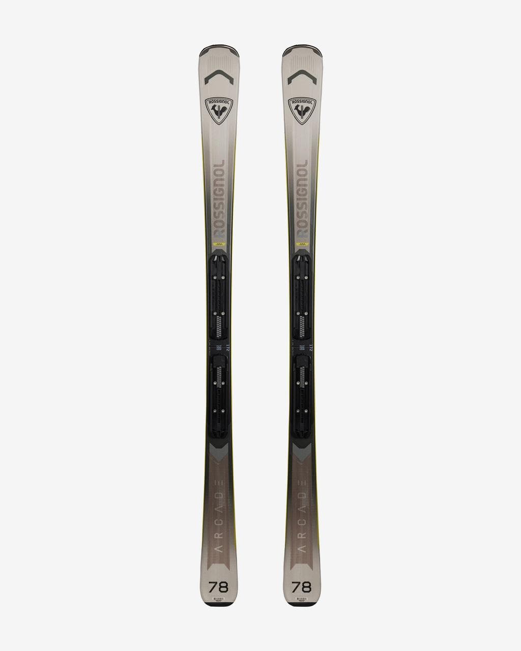 Skis Rossignol Arcade 78 2026 + fixations Xpress 10 GW B83 beige noir - 180